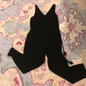 Ann Taylor LOFT black romper pantsuit jumpsuit